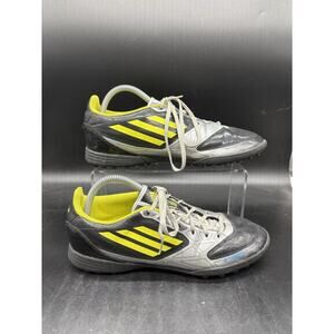 Adidas F 50 Soccer Turf Cleats Black Silver G61508 Low Top Mens Size 8